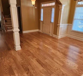 Hardwood floor refinish